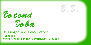 botond doba business card
